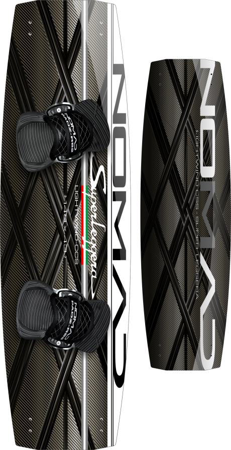 Nomad custom carbon twin-tip kiteboard